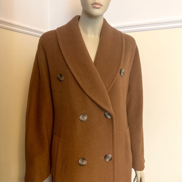 SOLD - Raffinati mohair & wool long coat - Picture 4 of 12